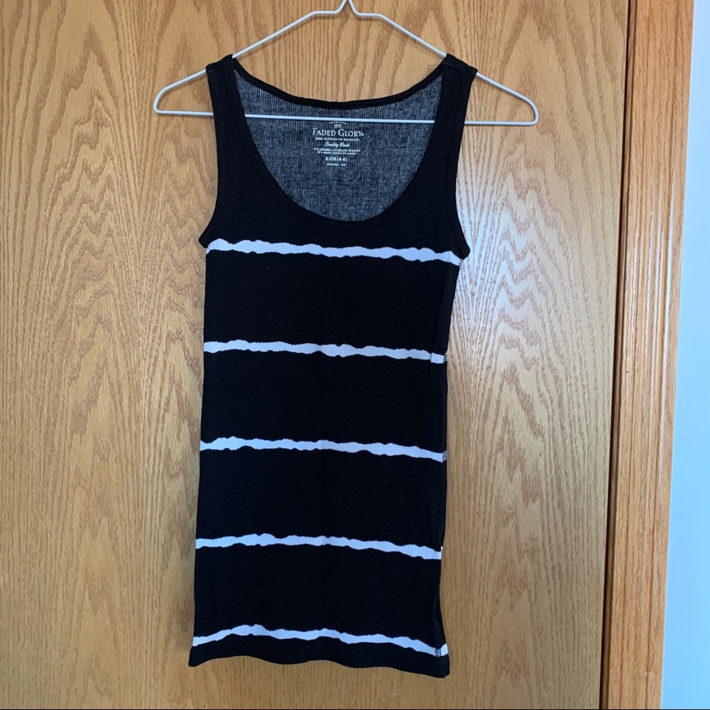 Black & White Tank Top